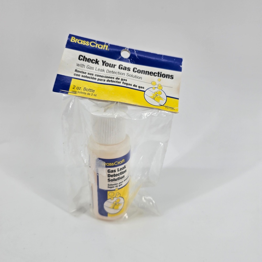 BrassCraft Gas Leak Detection Solution Home Safety 2 oz Bottle New